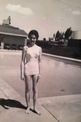 My mother, the bathing beauty.