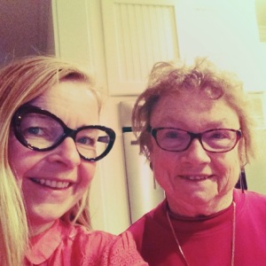 Me, my new glasses and my Mom  October 2014